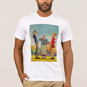 T-shirt Lancer de pièce de monnaie par Norman Rockwell