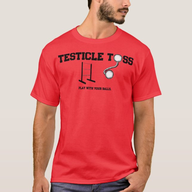 T-shirt Lancer de testicule (Devant)