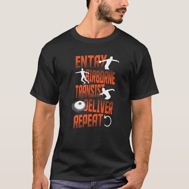 T-shirt Lancer du disque Athlétisme Lancer du disque Athlè (Devant)