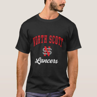 T-shirt Lancers du lycée North Scott