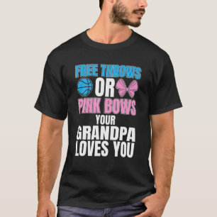 T-shirt lances libres ou arcs roses Grand-père vous aime s