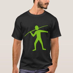 T-shirt Lanceur de javelot - Vert martien