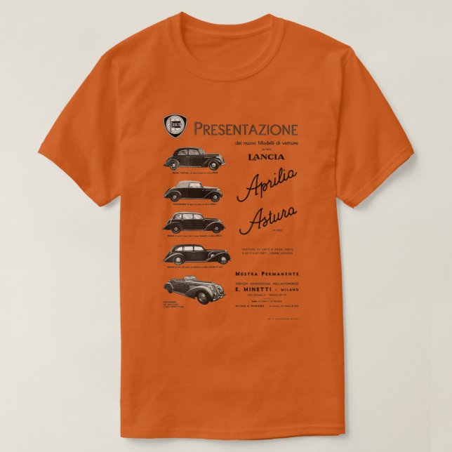 T-SHIRT LANCIA APRILIA ASTURA  (Design devant)