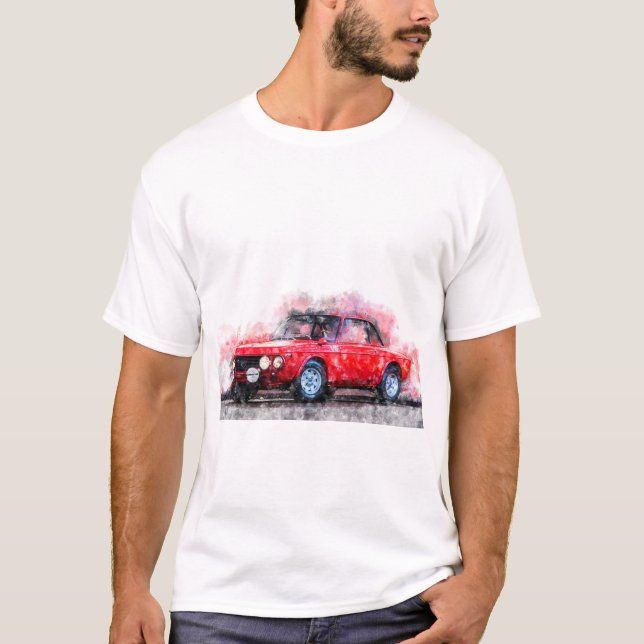 T-shirt Lancia Fulvia (Devant)