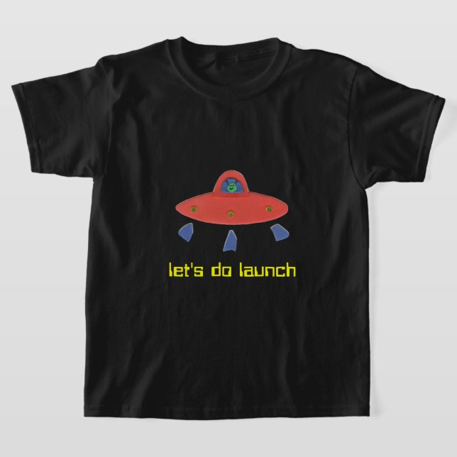 T-shirt Lançons l'OVNI (Poser)