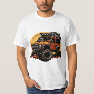 T-shirt Land Rover Defender Rock Crawler