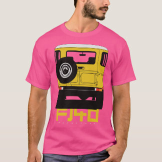 T-shirt Landcruiser fj40 jaune