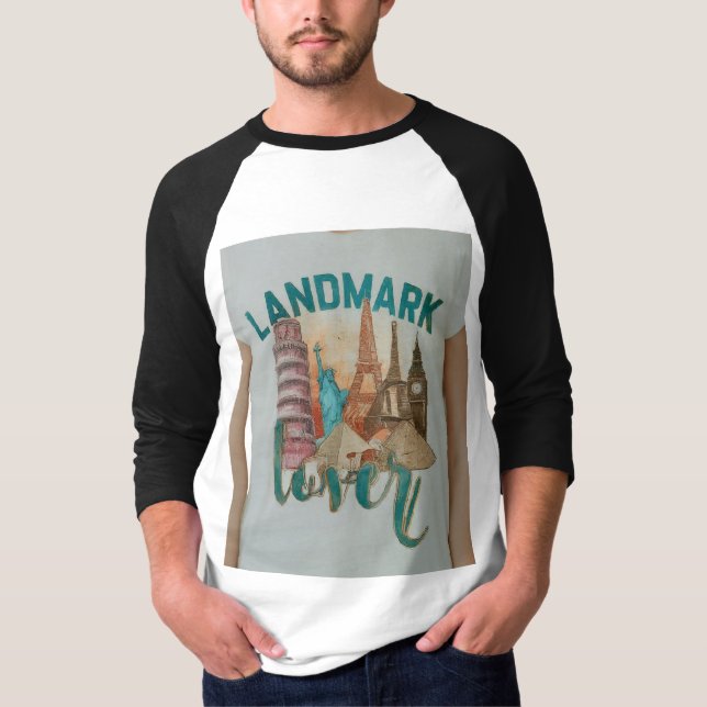 T-shirt Landmark Lover (Devant)