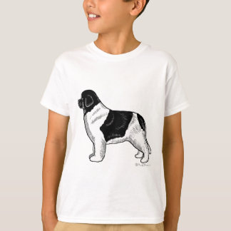 T-shirt Landseer Terre-Neuve
