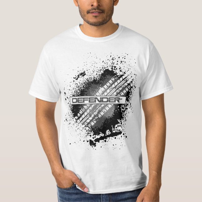 T-shirt Landy Land rover Defender Tee Hikingduck (Devant)