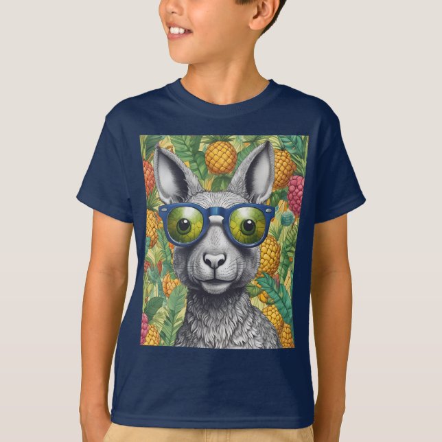 T-shirt l'âne nerd (Devant)