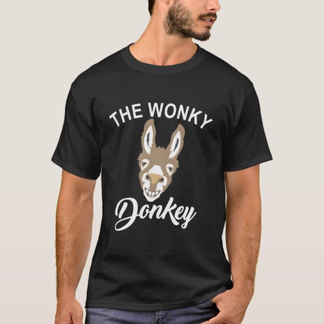 T-shirt L'âne Wonky Donkey Ferme Animal (Devant)