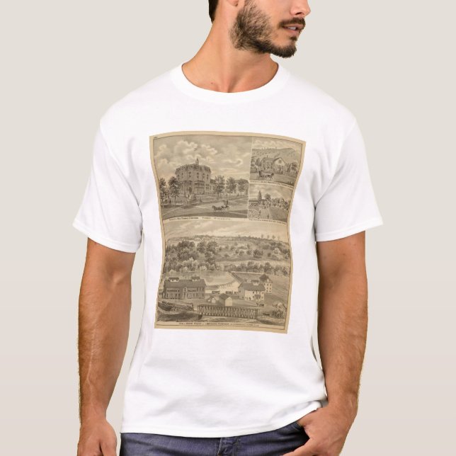 T-shirt Lanesboro Company, Lanesboro, Minnesota (Devant)