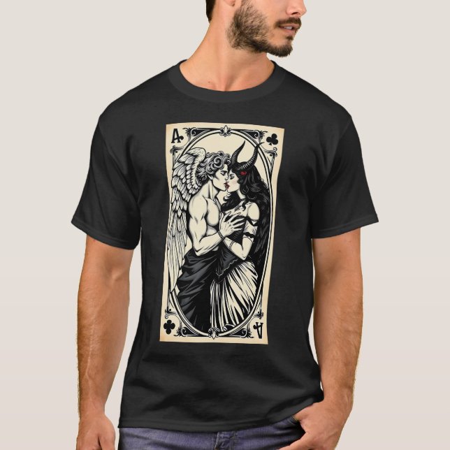 T-shirt L'ange aime le démon 3 (Devant)