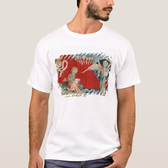 T-shirt L'ange avec un livre ouvert (Devant)