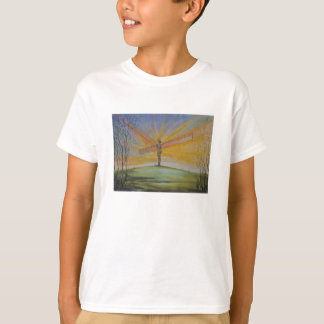 T-shirt L'ange de l'Angleterre du nord badine le tee -