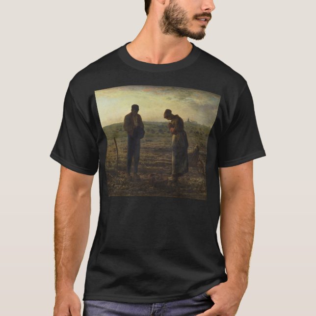 T-shirt L'Angelus de Jean-François Millet (Devant)