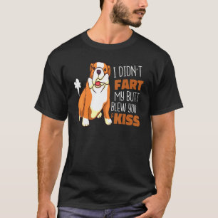 T-shirt L'Anglais Bulldog N'A Pas Pu Mon Beurre Vous Baise