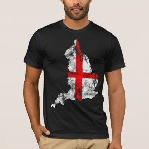 T-shirt L'Angleterre a affligé le drapeau