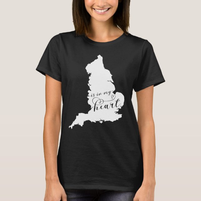 T-shirt L'Angleterre est dans mon coeur (Devant)