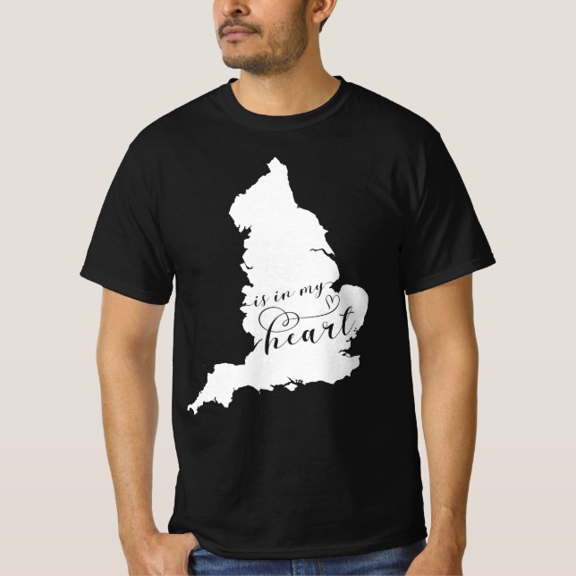 T-shirt L'Angleterre est dans mon coeur (Devant)