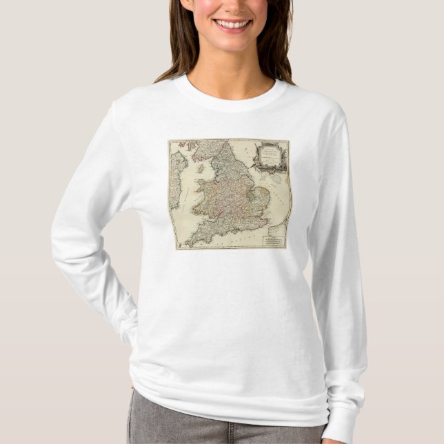 T-shirt L'Angleterre et le Pays de Galles 2 (Devant)