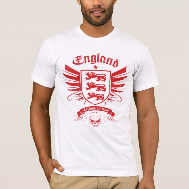 T-shirt L'ANGLETERRE - l'Angleterre en tournée (Devant)