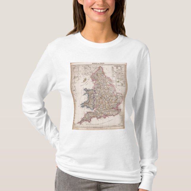T-shirt L'Angleterre, Pays de Galles (Devant)