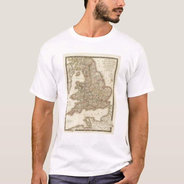 T-shirt L'Angleterre, Pays de Galles (Devant)