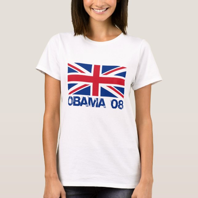 T-shirt L'Angleterre pour Obama (Devant)