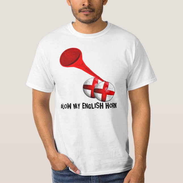T-shirt L'Angleterre Vuvuzela (Devant)