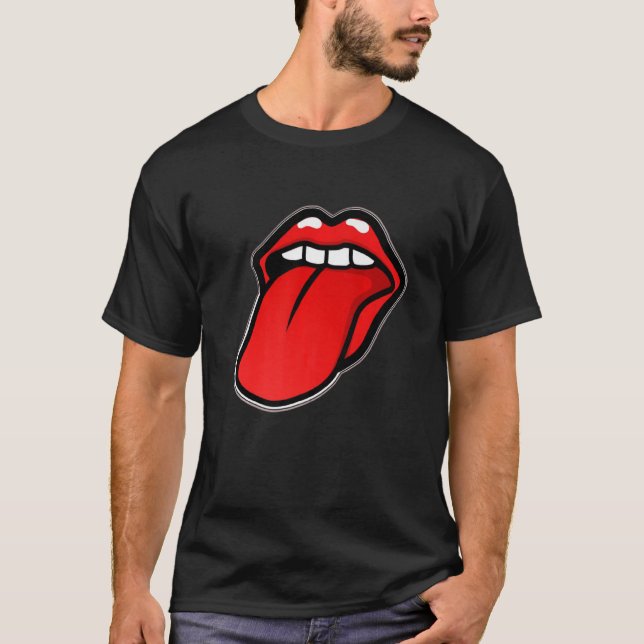 T-shirt Langue classique sortie Premium (Devant)