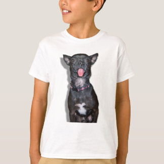 T-shirt Langue de chien de chiwawa