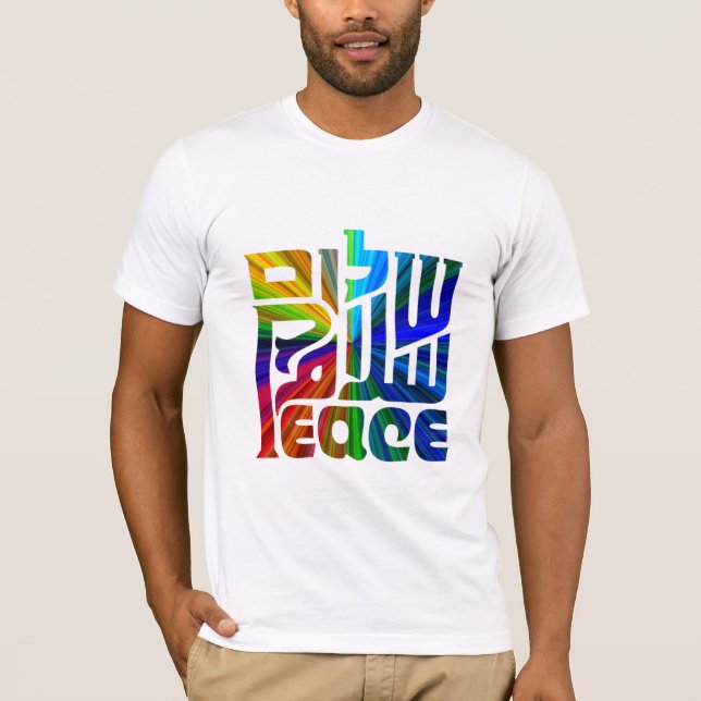 T-shirt Langue des langues Peace/3 (Devant)