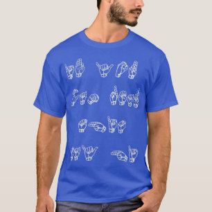 T-shirt Langue des signes américaine