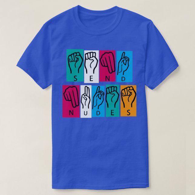 T-shirt Langue des signes américaine 4 (Design devant)