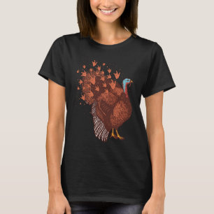 T-shirt Langue des signes américaine Thanksgiving Turquie 