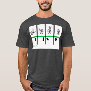 T-shirt Langue des signes Art Live 3