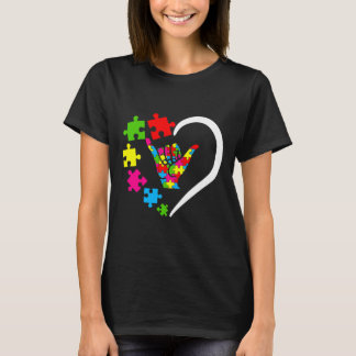 T-shirt Langue des signes ASL Amour Sensibilisation sur l'