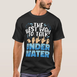 T-shirt Langue Des Signes La Meilleure Façon De Parler Sou