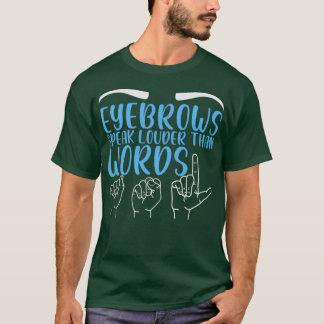 T-shirt Langue des signes orthographe orthographique des d