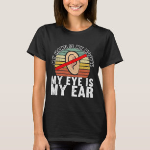 T-shirt Langue des signes Sensibilisation des sourds 14