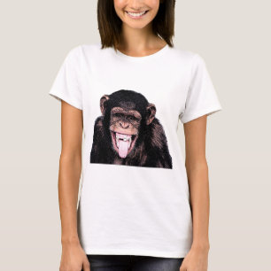 T-shirt Langue du chimpanzé