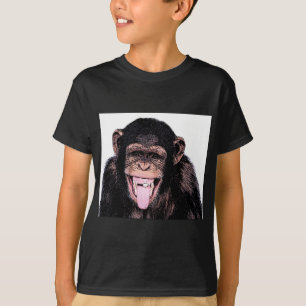 T-shirt Langue du chimpanzé