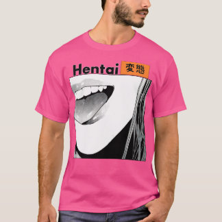 T-shirt Langue Hentai - Qualité Hd