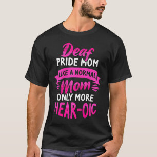 T-shirt Langue Sourde Sensibilisation Sourde Sourde Sourde