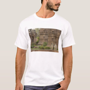 T-shirt Langurs d'Hanuman ou langur gris, commun ou à face