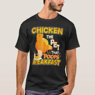 T-shirt L'animal de compagnie qui fait caca le petit-déjeu