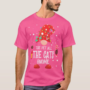 T-shirt L'Animal Tous Les Chats Gnome Matching Famille Chr