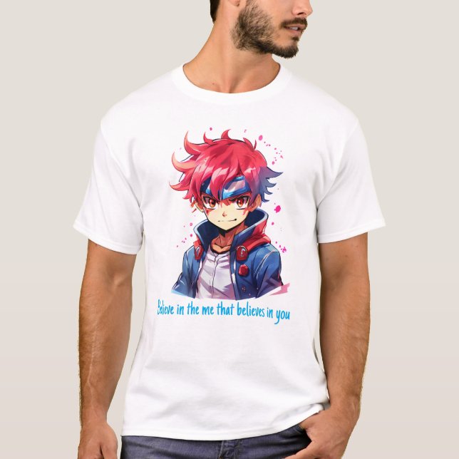 T-shirt L'Anime Japonaise Croit En Moi (Devant)